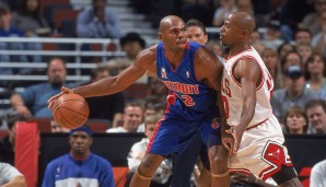 Detroit Pistons - Jerry Stackhouse mit 57 Punkten am 3. April 2001 gegen die Chicago Bulls