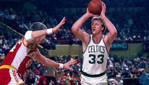 Boston Celtics - Larry Bird mit 60 Punkten am 12. März 1985 gegen die Atlanta Hawks
