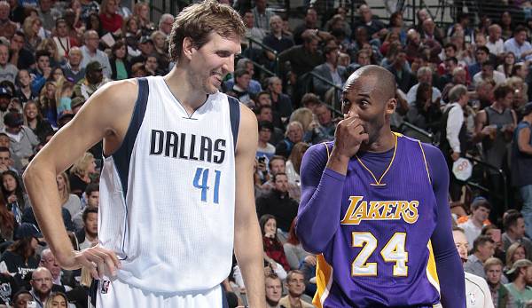 20 Jahre spielte Bryant in der NBA - und das für nur ein einziges Team, die Los Angeles Lakers. Nur einer blieb seinem Team länger treu als Kobe und das ist natürlich Dirk Nowitzki, der zwischen 1998 und 2019 für die Dallas Mavericks aktiv war.
