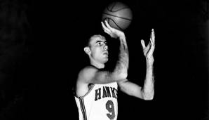 Platz 18: BOB PETTIT (1954-1965) - 6.182 (76,1 Prozent) für die Hawks.