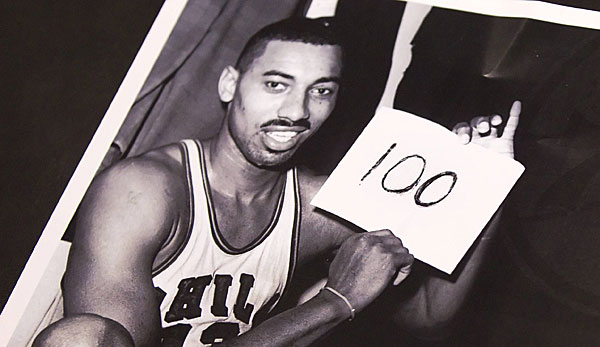 Wilt Chamberlain erzielte 1962 gegen die New York Knicks 100 Punkte