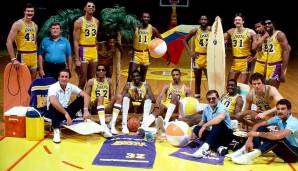Platz 6: Los Angeles Lakers (1977-1993) - 5 Titel (1980, 1982, 1985, 1987, 1988).