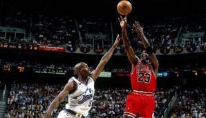 Platz 18: Michael Jordan (1985 - 1993, 1995 - 1998) - 179 Spiele für die Chicago Bulls.