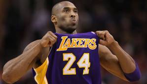 Platz 7: Kobe Bryant (1997 - 2012) - 220 Spiele für die Los Angeles Lakers.