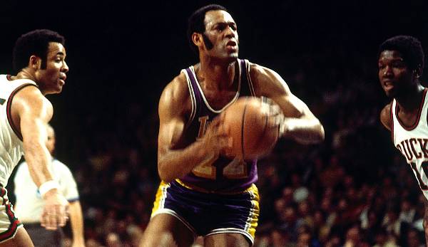 Platz 1: ELGIN BAYLOR (1958-1971) - Teams: Lakers - Finals-Teilnahmen: 8 (1959, 1962, 1963, 1965, 1966, 1968-1970)