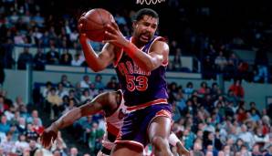 Platz 8 – James Edwards: 19 Saisons – von 1977 bis 1996 – Teams: Lakers (2x), Pacers, Cavaliers, Suns, Pistons, Clippers, Trail Blazers, Bulls.
