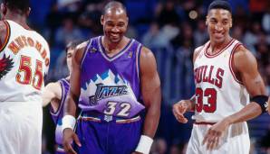 Platz 8 – Karl Malone: 19 Saisons – von 1985 bis 2004 – Teams: Jazz, Lakers.