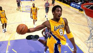 Platz 6 – Kobe Bryant: 20 Saisons – von 1996 bis 2016 – Team: Lakers.