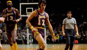 Was wenige wissen: Riley war auch ein Spieler bei den Lakers – wenn auch nur als Backup von Jerry West. 1972 war Riley so bei der ersten Lakers-Meisterschaft in L.A. zugegen.