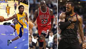 NBA, Michael Jordan, Kobe Bryant, LeBron James