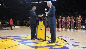 Platz 3: JAMAAL WILKES - Der heute 65-Jährige entschied sich 1977 zu einem Wechsel von den Warriors zu den Lakers. In der Stadt der Engel gewann er mit den Showtime-Lakers drei Titel (1980, 1982, 1985) und wurde zum Hall of Famer.