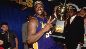 Platz 1; SHAQUILLE O'NEAL - Der Sommer 1996 wird den Lakers-Fans wohl für immer besonders gut in Erinnerung bleiben. Damals lotsten die Lakers "The Big Aristotle" nach Hollywood und legten damit den Grundstein für die Meisterteams 2000, 2001 und 2002.