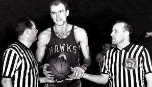 Platz 40: BOB PETTIT (1954-1965) - 20.880 Punkte in 792 Spielen - Milwaukee/St. Louis Hawks