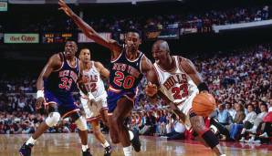 PLATZ 12: 54 Punkte von Michael Jordan (Chicago Bulls) - Spiel 4 der Eastern Conference Finals 1993 gegen die New York Knicks.