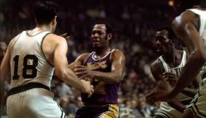 PLATZ 2: 61 Punkte von Elgin Baylor (Los Angeles Lakers) - Spiel 5 der Finals 1962 gegen die Boston Celtics.