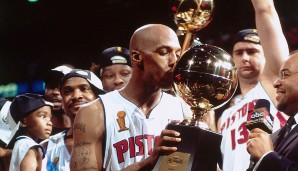 PLATZ 19: Chauncey Billups (Celtics, Raptors, Nuggets, Timberwolves, Pistons, Knicks, Clippers) - Es dauerte eine Weile, bis Billups so richtig in der NBA ankam. Dann führte Mr. Big Shot die Pistons zum Titel 2004 und schaffte es in fünf All-Star-Teams.