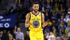 ALL-DECADE-FIRST-TEAM: Stephen Curry - 6x All-Star, 6x All-NBA - Stats von 2009/10 bis 2018/19: 23,5 Punkte, 4,5 Rebounds, 6,6 Assists