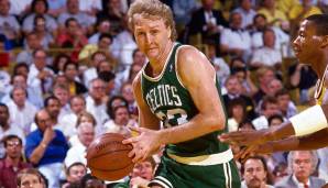 Platz 20: Larry Bird (1979-1992) - 10 All-NBA-Nominierungen (9x First, 1x Second) - Team: Celtics.