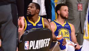 Kevin Durant und Stephen Curry spielen künftig nicht mehr bei den Golden State Warriors zusammen.