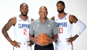 Kawhi Leonard, Doc Rivers und Paul George hoffen auf einen Titel mit den L.A. Clippers.