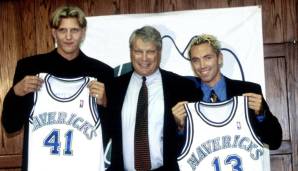 Dirk Nowitzki und Steve Nash begannen ihre Karrieren zusammen bei den Dallas Mavericks.
