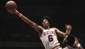 Platz 20: JULIUS ERVING (1971-1987): 24,16 Punkte – 1.243 Spiele für Virginia Squires, New York Nets (beide ABA), Philadelphia 76ers