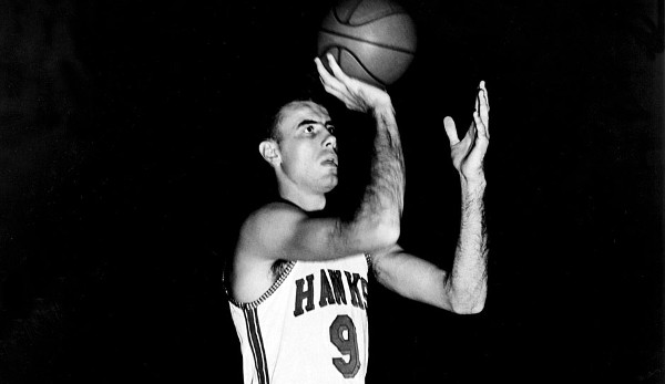 Platz 8: BOB PETTIT (1954-1965): 26,36 Punkte – 792 Spiele für Milwaukee Hawks, St. Louis Hawks