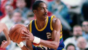 Platz 33: ALEX ENGLISH (1976-1991): 21,47 Punkte - 1.193 Spiele für die Milwaukee Bucks, Indiana Pacers, Denver Nuggets und Dallas Mavericks.