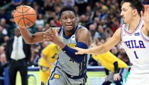 Platz 39: Victor Oladipo (Indiana Pacers) - Statistiken 2018/19: 18,8 Punkte, 5,6 Rebounds, 5,2 Assists
