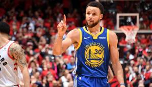 Platz 4: Stephen Curry (Golden State Warriors) - Statistiken 2018/19: 27,3 Punkte, 5,3 Rebounds, 5,2 Assists