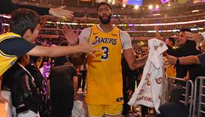 Nach sieben Jahren im Trikot der New Orleans Pelicans wurde Anthony Davis im Sommer zu den Los Angeles Lakers getradet.