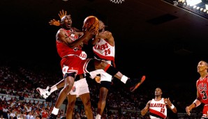 Platz 7: MICHAEL JORDAN (Chicago Bulls) - 338 Punkte in der Saison 1992/93.