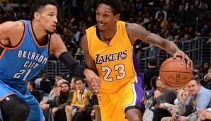 Platz 9: LOU WILLIAMS (Los Angeles Lakers): -47 bei der 85:120-Niederlage gegen die OKC Thunder am 23. Dezember 2015.