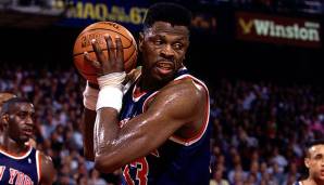 Platz 8: Patrick Ewing (1985-2002) - Noch ein Big aus den 90ern. Ewing war ein klassischer Two-Way-Center, doch mit den Knicks scheiterte er immer an Jordans Bulls oder Olajuwon und den Rockets. So blieb Ewing immer unvollendet.
