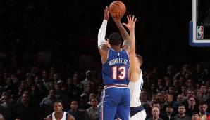 Platz 1: Marcus Morris (New York Knicks): 50,6 Prozent bei 4,4 Versuchen pro Spiel.