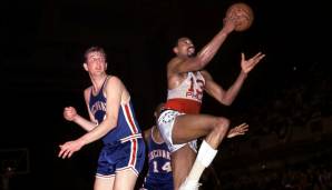 Platz 3: Wilt Chamberlain (Philadelphia Warriors) im Jahr 1961/62: 31,74 PER (Höchste Auszeichnung: All-NBA First Team)