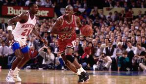 Platz 6: Michael Jordan (Chicago Bulls) im Jahr 1990/91: 31,63 PER (Höchste Auszeichnung: MVP)
