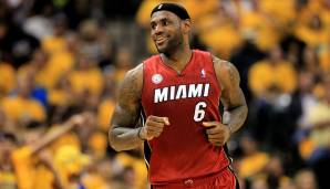 Platz 8: LeBron James (Miami Heat) im Jahr 2012/13: 31,59 PER (Höchste Auszeichnung: MVP)