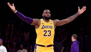 Platz 1: LEBRON JAMES (Los Angeles Lakers) - 4.386.392 Stimmen - Stats 2021/22: 29,1 Punkte, 7,4 Rebounds und 6,6 Assists bei 52,4 Prozent aus dem Feld (30 Spiele)