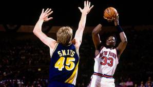 Platz 21: Patrick Ewing (New York Knicks) - 41 Punkte (18/24 FG) in 26 Minuten am 13. April 1988 gegen die Indiana Pacers.