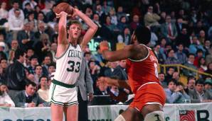 Platz 11: Larry Bird (Boston Celtics) - 43 Punkte (17/24 FG) in 29 Minuten am 18. März 1986 gegen die Cleveland Cavaliers.