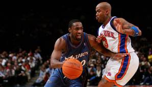 Platz 6: Gilbert Arenas (Washington Wizards) - 46 Punkte (13/16 FG) in 30 Minuten am 25. Februar 2006 gegen die New York Knicks.