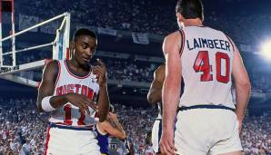 Dreimal in Folge erreichte Detroit die Finals, 1989 und 1990 wurden Titel gewonnen und eine Blaupause für modernes Spiel geliefert. Über Jahre waren die Pistons außerdem das Team, das dem aufstrebenden Michael Jordan und seinen Bulls den Weg versperrte.