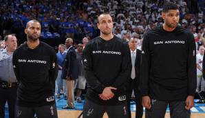 1. Tim Duncan, Tony Parker, Manu Ginobili (San Antonio Spurs, 2002 bis 2015). Andere Trios hatten flashigere Namen, in Sachen Konstanz konnte es jedoch kein Trio mit den Spurs aufnehmen.