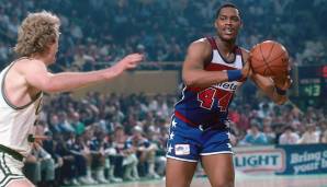RICK MAHORN (1985-1989, 1996-1998): 6,1 Punkte, 5,8 Rebounds, 49,8 Prozent aus dem Feld (363 Spiele).