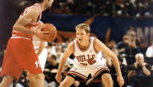 Steve Kerr fungierte bei den Chicago Bulls als Point Guard.