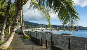 Aus dem Hafen von Pape'ete auf Tahiti wollte Bison Dele mit dem Boot nach Hawaii.