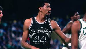 Platz 8: George Gervin (1973-1986) – Teams: Squires (ABA), Spurs (ABA und NBA), Bulls – Erfolge: 12x All-Star, 5x First Team, 4x Second Team (2x ABA, 2x NBA), All-Star Game MVP.