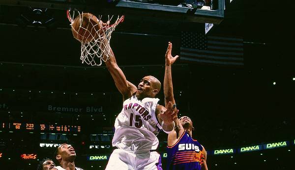 Platz 15: Vince Carter (1998-2020) – Teams: Raptors, Nets, Magic, Suns, Mavericks, Grizzlies, Kings, Hawks – Erfolge: 8x All-Star, 1x Second Team, 1x Third Team, Rookie of the Year.