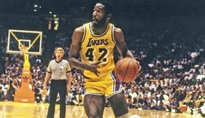 Platz 14: James Worthy (1982-1994) – Team: Lakers – Erfolge: 3x NBA Champion, Finals-MVP, 7x All-Star, 2x Third Team.